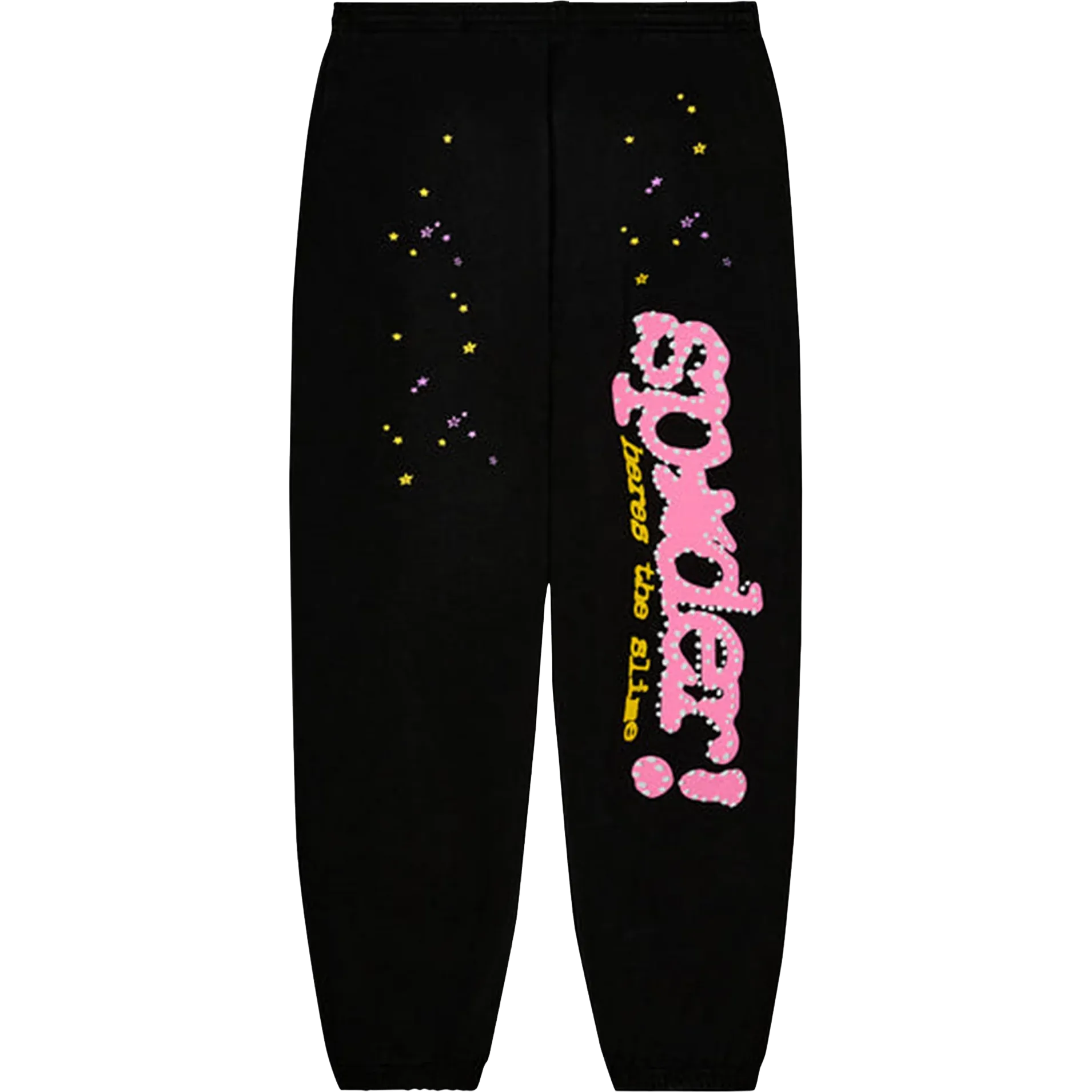 SeekGod Spider collection matching sweatpants with vertical branding